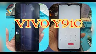 HP Vivo Y91C  Y1S LCD Blank Putih Bergaris [upl. by Charlotte517]