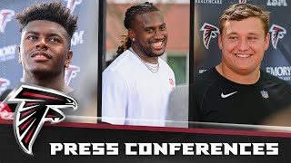 Cordarrelle Patterson and veterans speak to the media before Atlanta Falcons training camp [upl. by Shirlee]