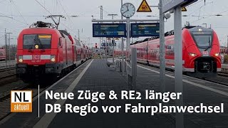 Fahrplanwechsel Lausitz  Neue Züge bei DB Regio längerer RE2 Siemens Mireo WLAN und mehr Komfort [upl. by Nnaira]