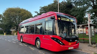 FULL ROUTE VISUAL  Route 366 Beckton Bus Station  Redbridge Falmouth Gardens  SEe209 LB23 PDY [upl. by Akiemehs]