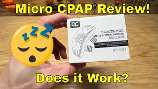 Electronic AntiSnoring Device Review Micro CPAP Review Does this Product Work Stop Snoring [upl. by Ninos]