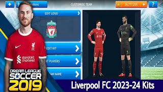 Liverpool FC 202324 Kits  DLS 19 [upl. by Zerline308]