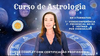 Curso Completo de Astrologia  Formação Profissional [upl. by Eugaet]