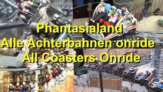 Phantasialand  Alle Achterbahnen onride  All Coasters Onride  Taron  Black Mamba Winjas [upl. by Torrin]