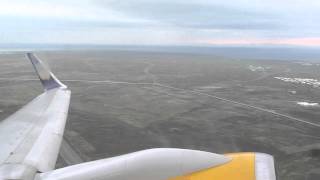 Icelandair 757200 Crosswind Takeoff at Keflavik BIKF [upl. by Leumel]