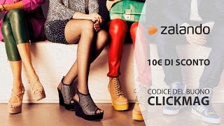 Codice sconto Zalando  Clickoon [upl. by Melisse247]