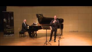 Sonata for clarinet amp piano Alexis Ciesla  Philippe Berrod  Nicolas Dessenne [upl. by Yeldud]