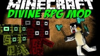 Divine RPG Dimensions mobs équipements donjons ect [upl. by Aiym196]