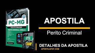 Apostila Concurso PC MG 2024 PDF Perito Criminal [upl. by Theressa]