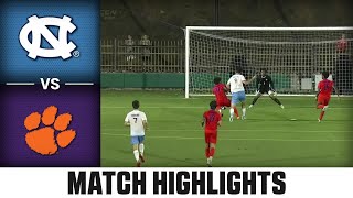 North Carolina vs Clemson Match Highlights  2024 ACC Mens Soccer [upl. by Brandy13]