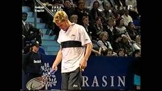 Great game between R Federer and T Enqvist Basel 2000 [upl. by Eliza]