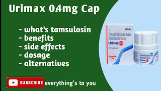 URIMAX 04MG CAP  Full Details  Medicines details in Tamil  Marundhu Kadai [upl. by Ileana]