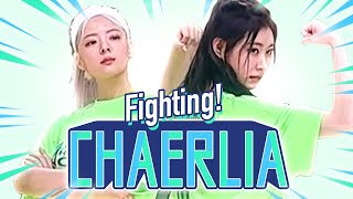 【ITZY】ChaerLia Fighting Chaeryeong Lia Game and together [upl. by Dan281]