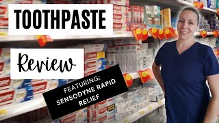 Toothpaste Review Sensodyne Rapid Relief [upl. by Buckley]