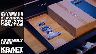 Yamaha Clavinova CSP275  Assembly Guide [upl. by Agna]