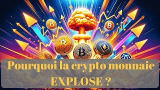 Info Crypto News  Pourquoi la crypto monnaie EXPLOSE  BTC LINK MATIC SOL monte [upl. by Caines]