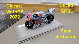 Recensione Diecast MotoGP Altaya 118  Ducati GP21 Enea Bastianini 2022  Miniature collezione 118 [upl. by Ellata716]