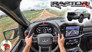 The Ford F150 Raptor R Lets You Choose Monster or Mouse POV Drive Review [upl. by Eaj]