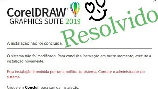 Erro de instalação do CorelDRAW como reparar e atualizar o Windows 10 baixar os drives e corrigir [upl. by Lothaire442]