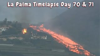 BIG Changes La Palma Volcano Time Lapse Day 70 71 amp 72 [upl. by Abrahamsen]