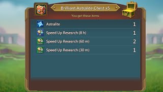 LORDS MOBILE  Brilliant Astralite Chest Review [upl. by Richards]