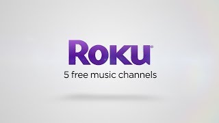 5 free music channels on the Roku platform [upl. by Miltie]