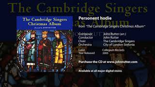 Personent hodie  John Rutter arr Cambridge Singers City of London Sinfonia [upl. by Etteve271]