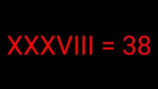 Part 02 Roman Numerals 1080p [upl. by Adnamahs]