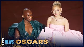 Ariana Grande and Cynthia Erivo Look Wickedly Amazing on Stage Together  2024 Oscars [upl. by Crista]