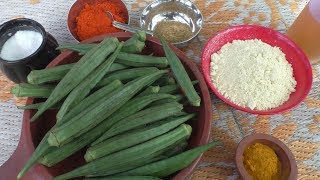 village style Cooking vendakka pachadi  vendakka thairu pachadi Cooking By Village food Recipes [upl. by Enael616]