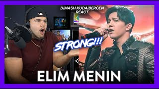 Dimash Kudaibergen Reaction ELIM MENIN GIGANTIC  Dereck Reacts [upl. by Nnaik]