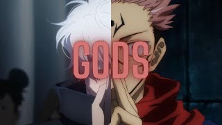 Gojo and Sukuna  GODS AMV [upl. by Aramoj]