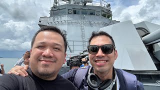 Sumakay ako sa newest warship ng Philippine Navy  ang BRP Jose Rizal 🇵🇭 Atin ang WPS [upl. by Arbas]