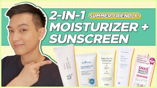 Best MOISTURIZING SUNSCREENS ☀️ 2in1 for SUMMER Filipino  Jan Angelo [upl. by Lacie816]