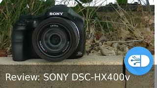 Review SONY DSCHX400V Bridge Camera [upl. by Siravart]