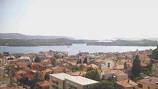 Šibenik  Croatia  Live panorama view [upl. by Brose]