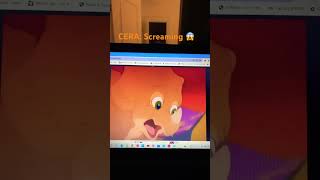 CERA Screaming 😱 universalstudios landbeforetime [upl. by Dnalyram]