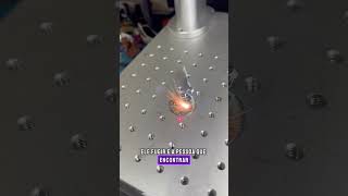 Gravação a laser em plaquinha pet⚡️ [upl. by Adien]