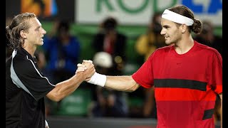 Roger Federer vs David Nalbandian 2004 Australian Open QF Highlights [upl. by Adile]