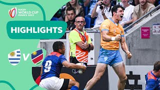 Los Teros in ultimate comeback  Uruguay v Namibia  Rugby World Cup 2023 Match Highlights [upl. by Rida]