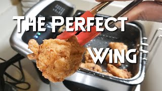 How To Make The Perfect Chicken Wing  Deep Fried and Air Fried chicken wings [upl. by Grimbal]