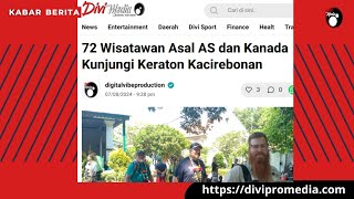 72 Wisatawan Asal AS dan Kanada Kunjungi Keraton Kacirebonan [upl. by Abehsat]