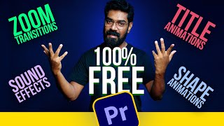 എല്ലാം ഫ്രീ  Best Free Premiere Pro Plugin Malayalam Tutorial Premiere Composer Mister Horse [upl. by Youngman]