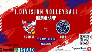 Rival mot Bodø  1 divisjon volleyball for kvinner  20231125 [upl. by Renba472]