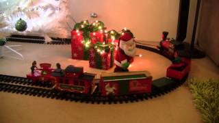 North Pole Express Train Set Around Christmas Tree 2012 [upl. by Ashjian12]