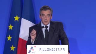 Conférence de presse de François Fillon [upl. by Sterner]