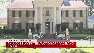 Court halts sale of Graceland in foreclosure auction [upl. by Sidman]