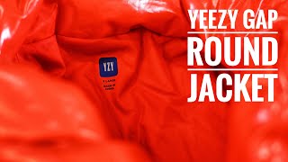 YEEZY GAP ROUND JACKET “RED” REVIEW AND SIZING [upl. by Calen]