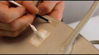 Restoring a £10000 Hermés Birkin ASMR [upl. by Rodolph]