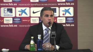 Rueda de Prensa Prensa Presentacion Sergio Scariolo [upl. by Eceinhoj]